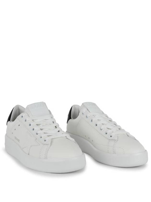 Women's Black Tab Purestar Low Top Sneakers White - GOLDEN GOOSE - BALAAN 3