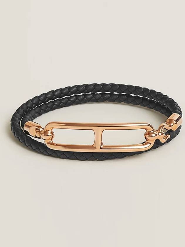 Roulis Double Tour Bracelet Black - HERMES - BALAAN 2