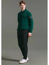 Online Exclusive Men s Cushion Color Line Long Sleeve Collar T Shirt Dark Green - CLEVELAND GOLF - BALAAN 6