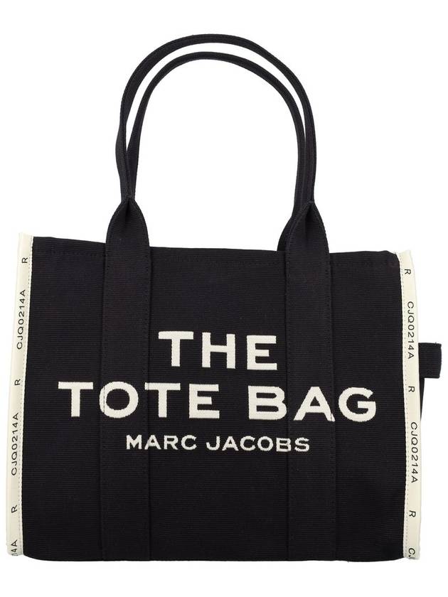 Logo Jacquard Large Tote Bag Black - MARC JACOBS - BALAAN 2