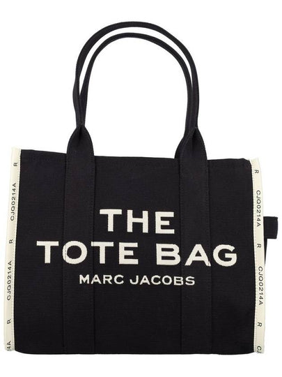 Logo Jacquard Large Tote Bag Black - MARC JACOBS - BALAAN 2