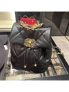 24C 19 Nineteen Chain Backpack Black Gold AS4223 - CHANEL - BALAAN 4