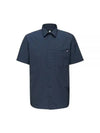 Classic Lenni Short Sleeve Shirt Navy - MAMMUT - BALAAN 2