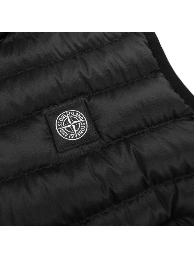 Wappen Patch Ripstone Nylon Padding Vest Black - STONE ISLAND - BALAAN 5