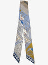 Objets De Curiosite Twilly Scarf Blue - HERMES - BALAAN 2