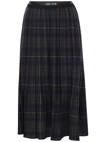 Pleated georgette plaid skirt - POLO RALPH LAUREN - BALAAN 1