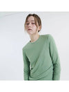 Round long sleeve tee green 0098 - VOYONN - BALAAN 4