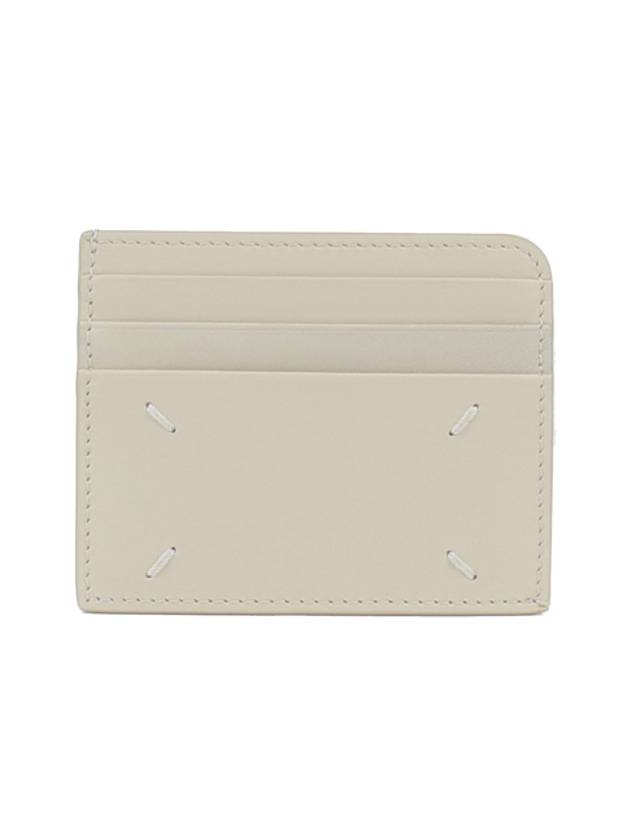 Stitch Number Logo Card Wallet Light Grey - MAISON MARGIELA - BALAAN 2