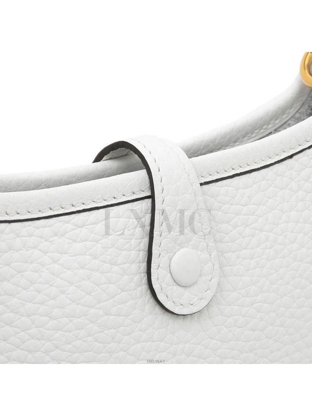 New White Evelyn 16 TPM Mini Cross Messenger - HERMES - BALAAN 7