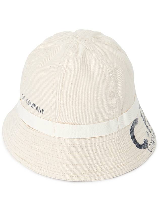 Bull Assi Bucket Hat Ivory - CP COMPANY - BALAAN 1