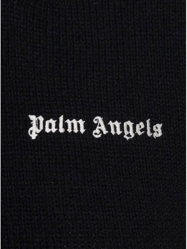 23 fw Black VISCOSEWOOL Blend Jumper PWHE051F23KNI0011003 B0481013932 - PALM ANGELS - BALAAN 4