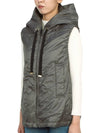 Greengo Zipper Padded Vest Grey - MAX MARA - BALAAN 4