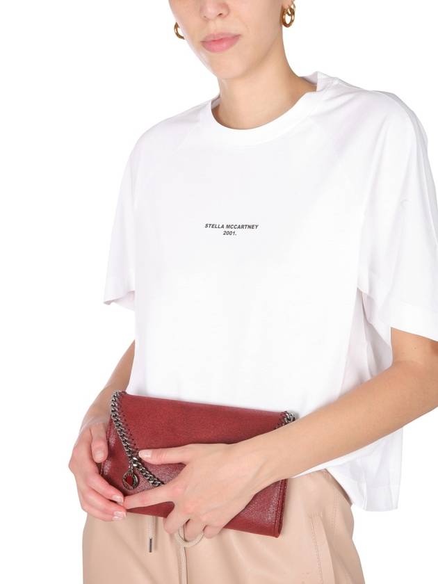 T-shirt With Logo Women's White - STELLA MCCARTNEY - BALAAN 4