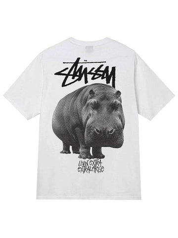 Livin t shirt white men - STUSSY - BALAAN 1