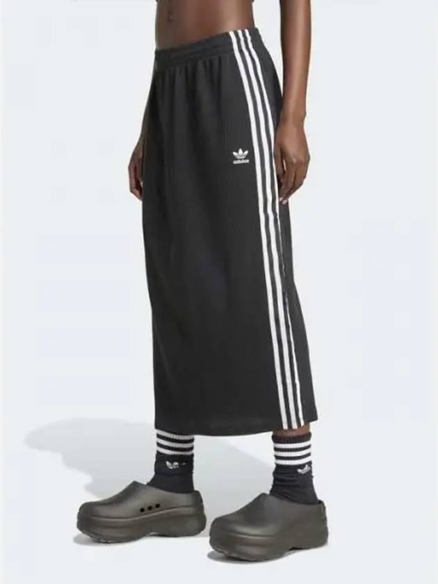 Women's Knit H Line Skirt Black - ADIDAS - BALAAN 2