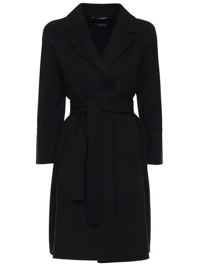 12th Anniversary Arona Belted Wool Coat Black 90161309 013 - MAX MARA - BALAAN 2