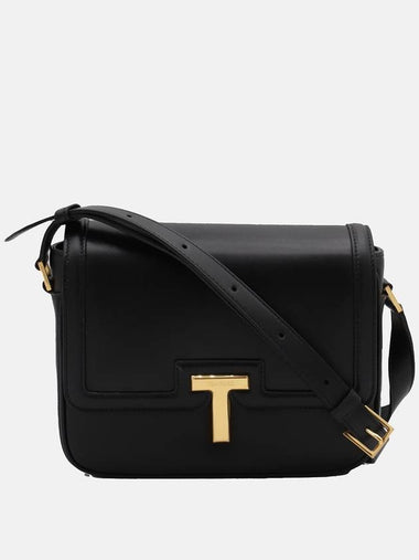 Tom Ford Black Leather Shoulder Bag - TOM FORD - BALAAN 1