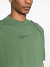 Camargue Embroidered Logo Cotton Short Sleeve T-shirt Green - JACQUEMUS - BALAAN 4