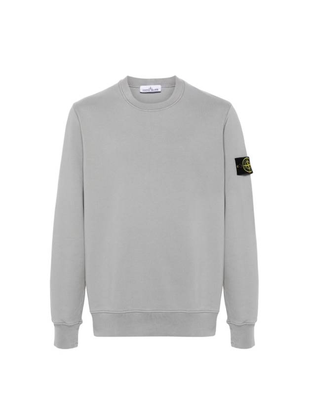 Compass Patch Cotton Sweatshirt Grey - STONE ISLAND - BALAAN 2