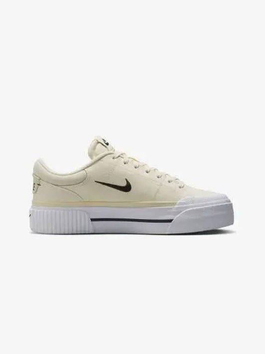 Court Legacy Lift Low Top Sneakers Pale Ivory - NIKE - BALAAN 1