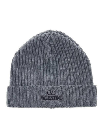 Logo embroidery beanie 1Y2HB01D FDK 153 - VALENTINO - BALAAN 1