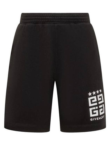 Bermuda Cotton Shorts Black - GIVENCHY - BALAAN 1