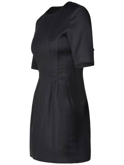 Sportmax 'Colomba' Black Cotton Blend Dress - MAX MARA SPORTMAX - BALAAN 2