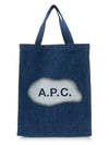 Logo Lou Mini Denim Tote Bag Indigo - A.P.C. - BALAAN 2