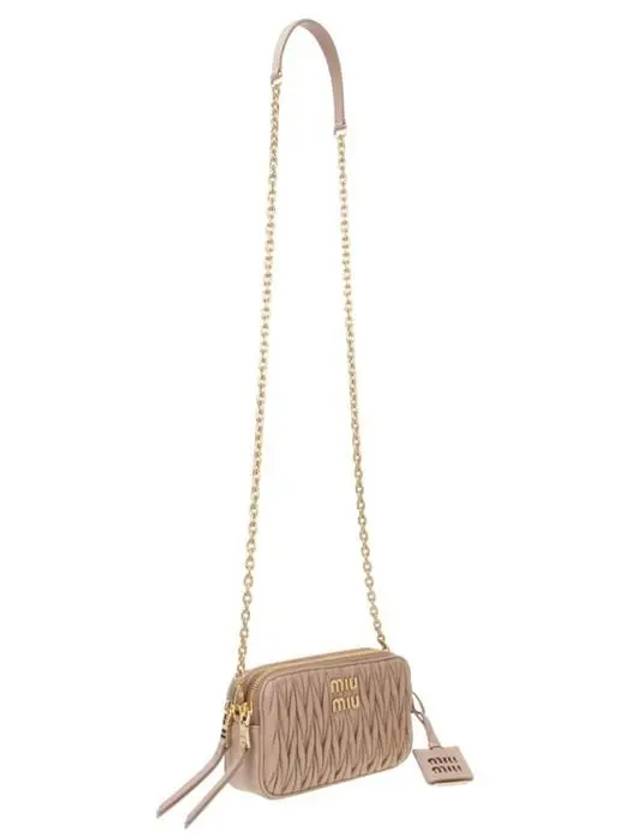 Materasse Nappa Leather Mini Bag Cameo - MIU MIU - BALAAN.