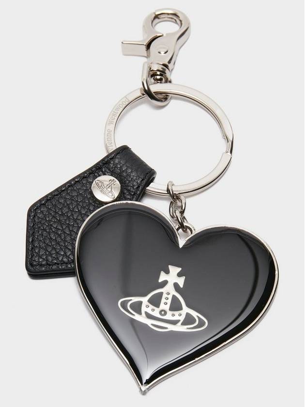 Jordan Mirror Heart Key Holder Black - VIVIENNE WESTWOOD - BALAAN 6