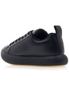 Pillow Leather Low Top Sneakers Black - BOTTEGA VENETA - BALAAN 4