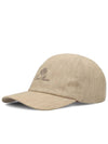 Logo Linen Ball Cap Grain Beige - LORO PIANA - BALAAN 3