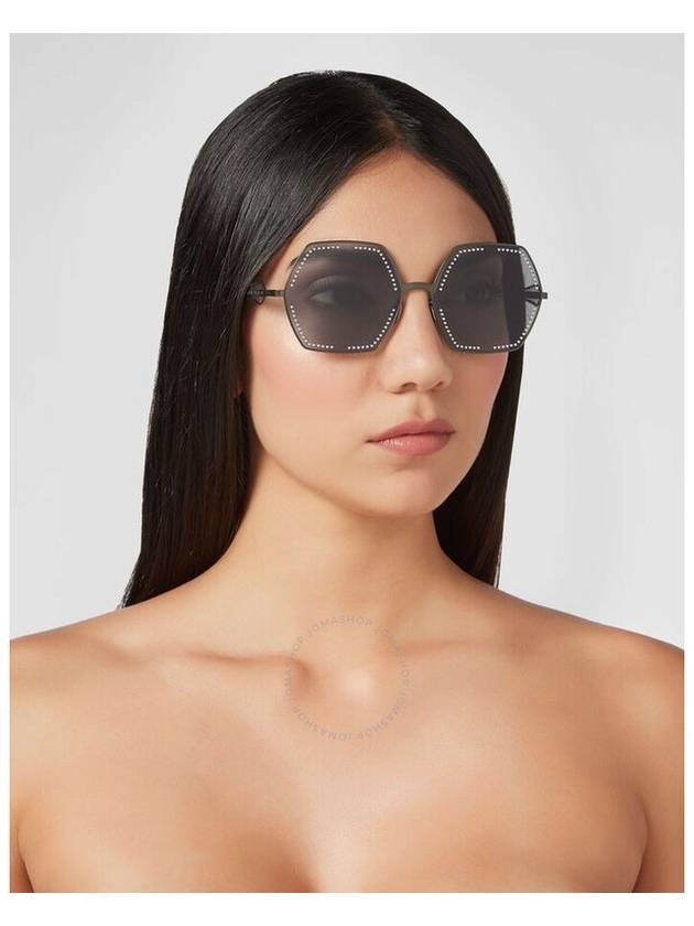 Philipp Plein Statement Hexagonal Ladies Sunglasses 000-WES0081-PTE003N-CCWK - PHILIPP PLEIN - BALAAN 2