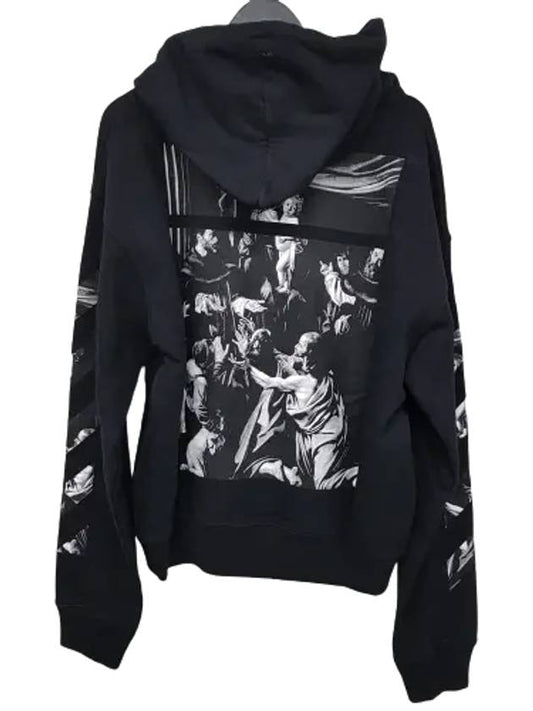 Caravaggio Square Over Hoodie Black - OFF WHITE - BALAAN 2