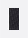 Vertical Long Wallet Black Oblique Jacquard - DIOR - BALAAN 2