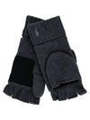 Pony logo embroidered gloves gray - POLO RALPH LAUREN - BALAAN 3