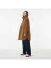 Wool Cape Coat Camel - VOYONN - BALAAN 2