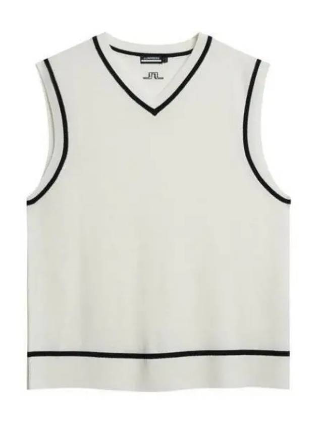 24 Fraser Knitted Vest GMKW10743 0000 Men s - J.LINDEBERG - BALAAN 1