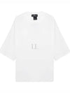 Shadow Project Graphic Interlock Mako Cotton Short Sleeve T-Shirt White - STONE ISLAND - BALAAN 2