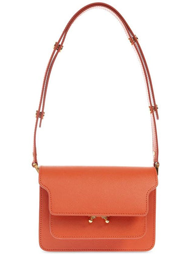 Women s Shoulder Bag Marni Trunk Mini Orange - MARNI - BALAAN 1