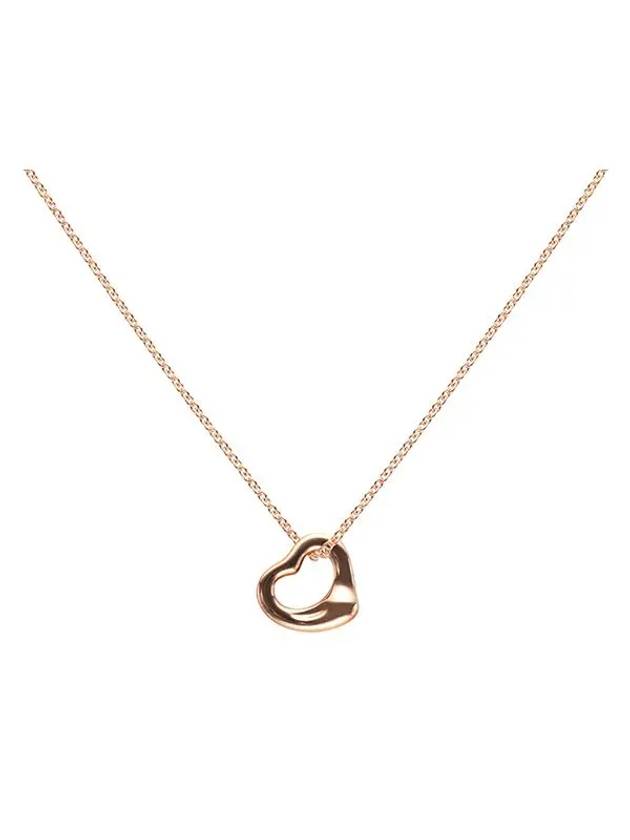 Women’s Open Heart Pendant Necklace Rose Gold - TIFFANY & CO. - BALAAN 3