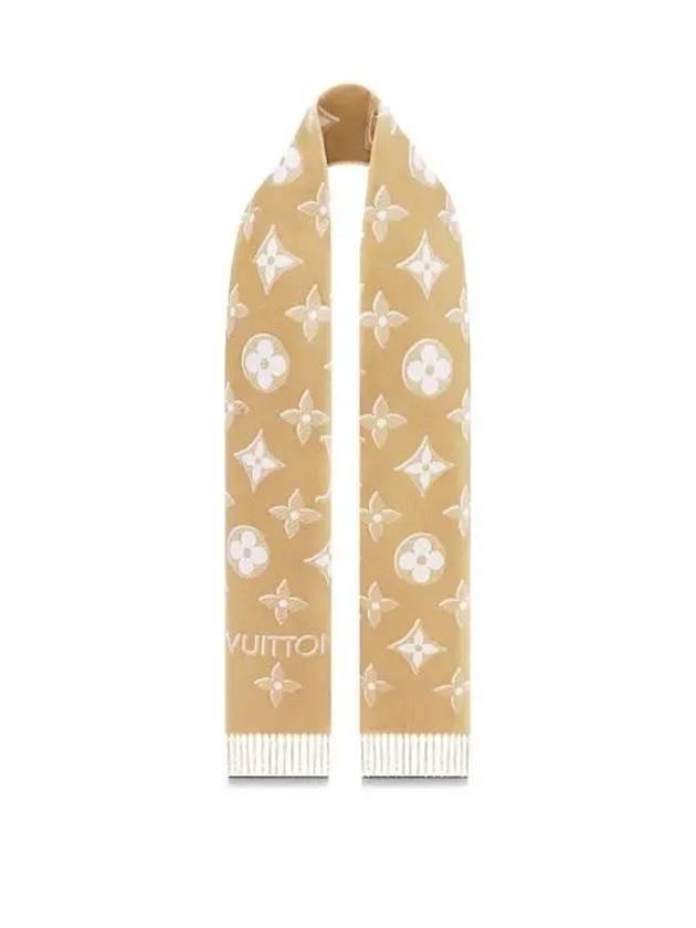 LV Essential Shine Scarf Beige - LOUIS VUITTON - BALAAN 3