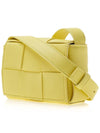 Intrecciato Cassette Small Cross Bag Sherbert - BOTTEGA VENETA - BALAAN 3