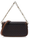 Women's Parker Medium Logo Shoulder Bag Brown - MICHAEL KORS - BALAAN 4