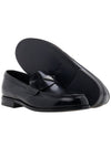 Brushed Leather Loafers Black - PRADA - BALAAN 6