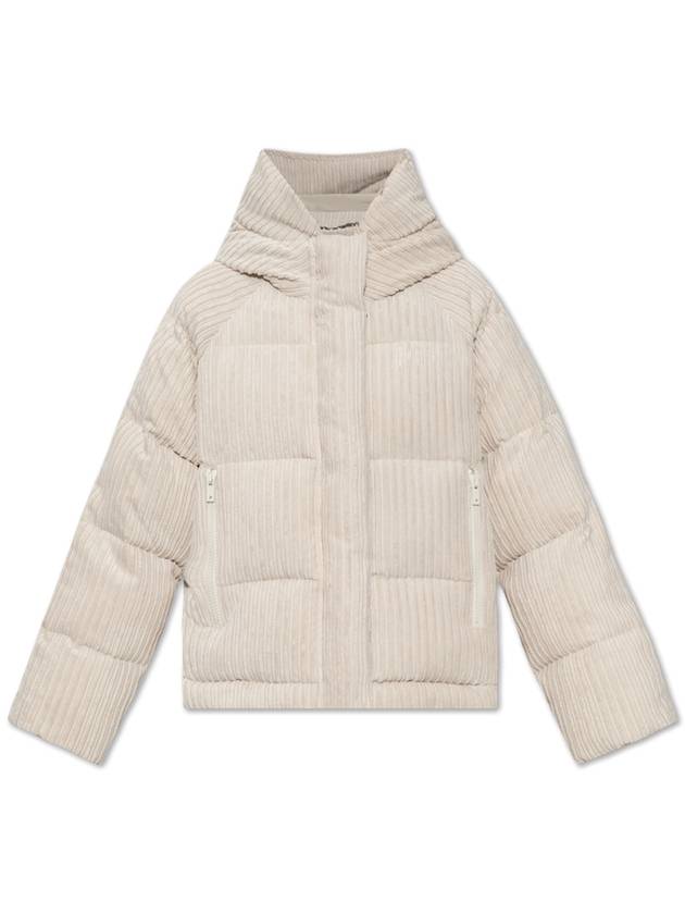 Golden Goose Corduroy Jacket With Hood, Women's, Cream - GOLDEN GOOSE - BALAAN 1