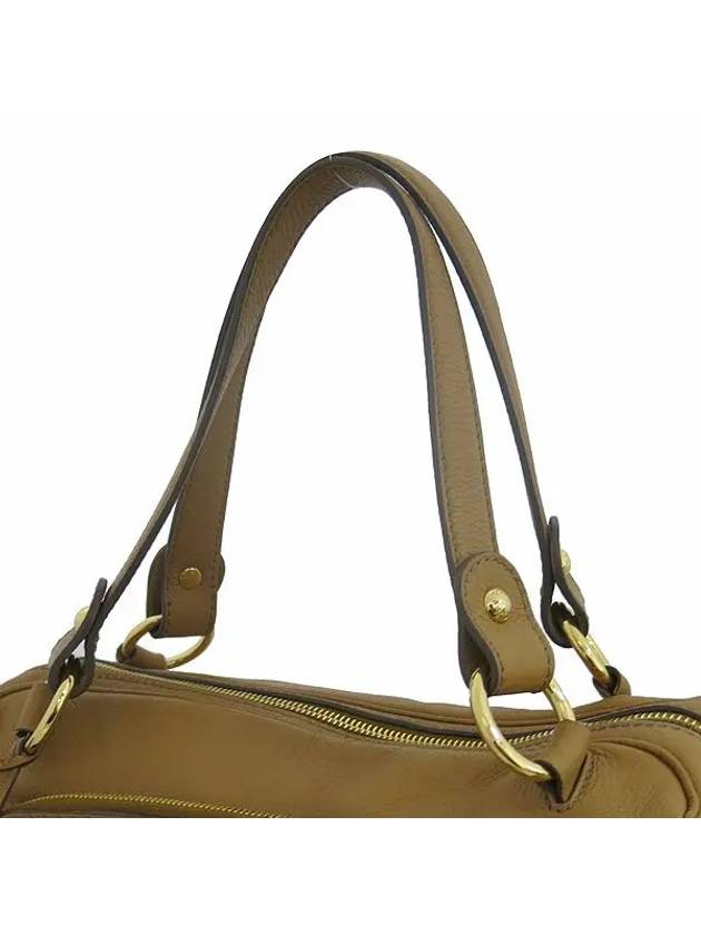 Brown leather multi pocket tote bag - TOD'S - BALAAN 4