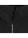 Men's Wappen Patch Softshell Zip Up Hoodie Black - STONE ISLAND - BALAAN 5