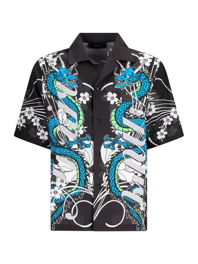 Dragon Print Bowling Shirt PS24MSS022 - AMIRI - BALAAN 2