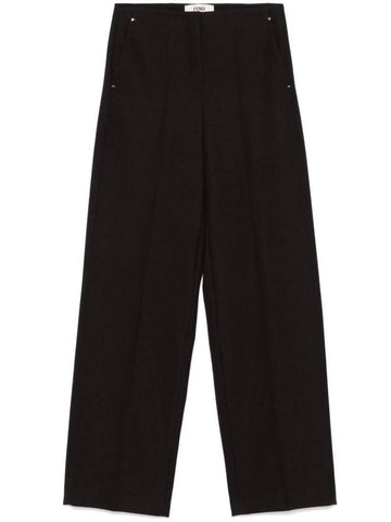 Fendi Trousers Purple - FENDI - BALAAN 1